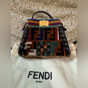 Authentic Fendi mini peekaboo